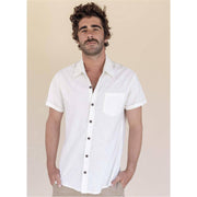 White Hemp Button Down Shirt - kids of hemp